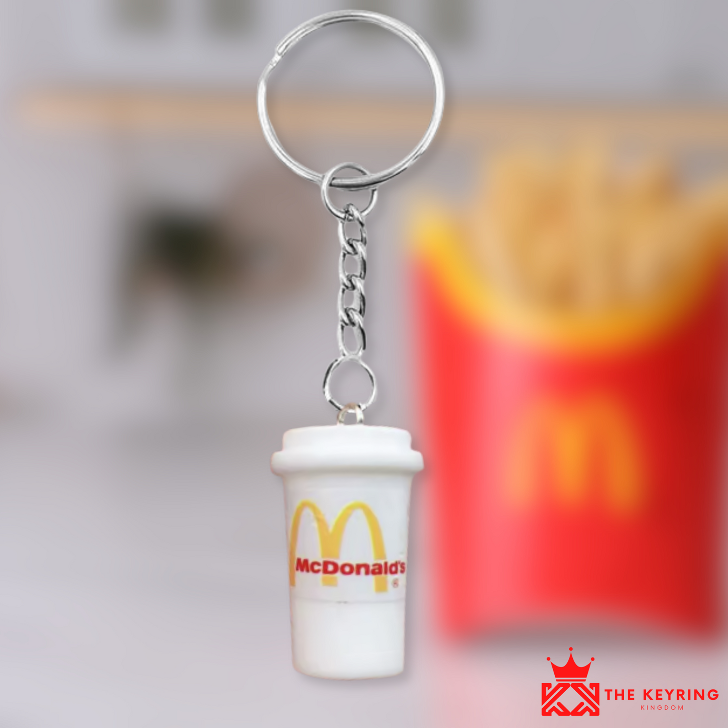 McDonalds Drink Cup Keyring