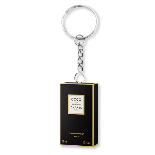 Coco Chanel Perfume Box Keyring