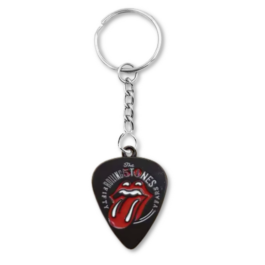 Rolling Stones Plectrum Keyring