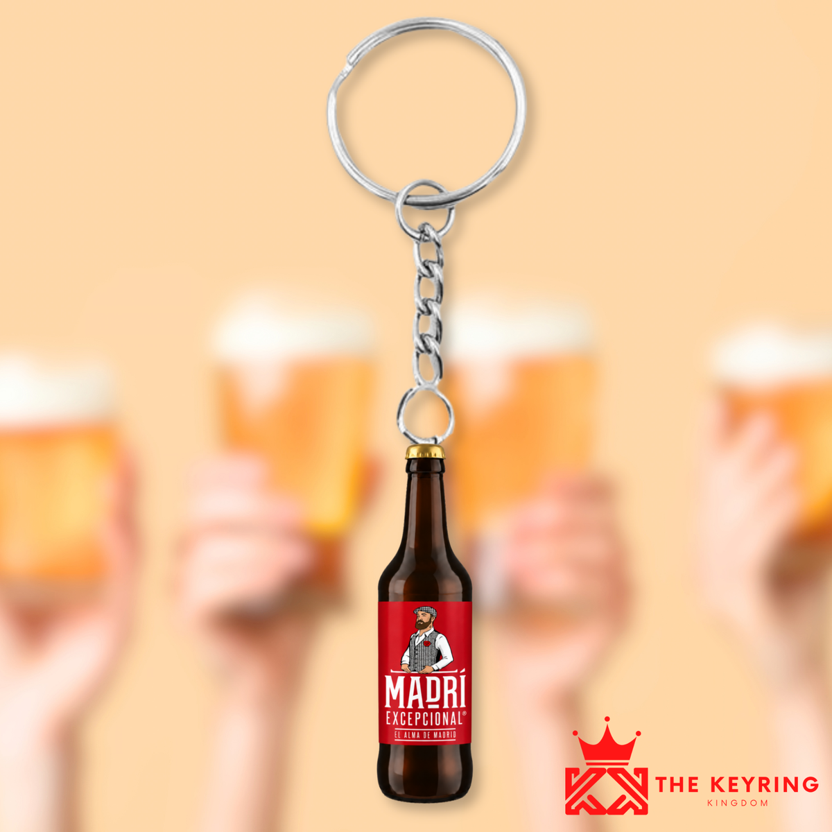 Madri Bottle Keyring
