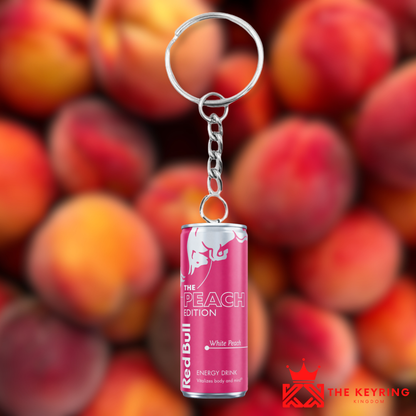 Red Bull White Peach Edition Keyring