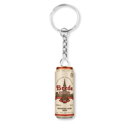 Breda Lager Beer Can Keyring