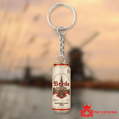 Breda Lager Beer Can Keyring