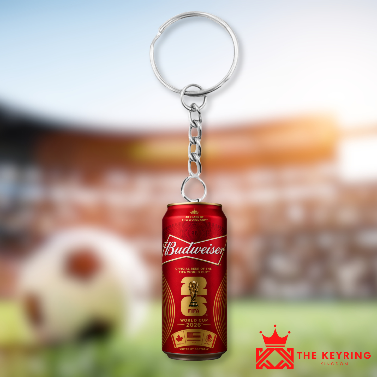 Budweiser World Cup 2026 Keyring
