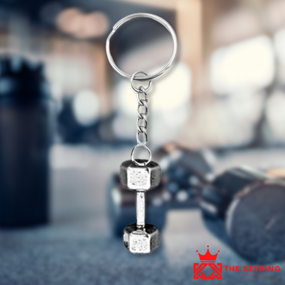 Dumbbell Keyring