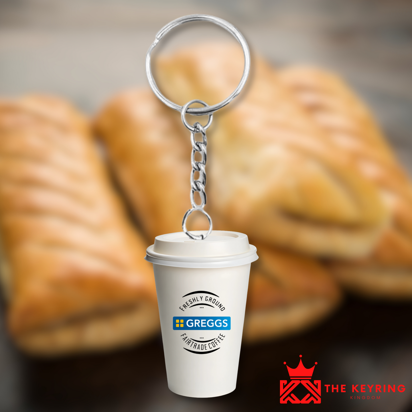Greggs Takeaway Coffee Keyring