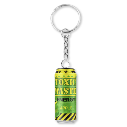 Toxic Waste Apple Energy Drink Keyring