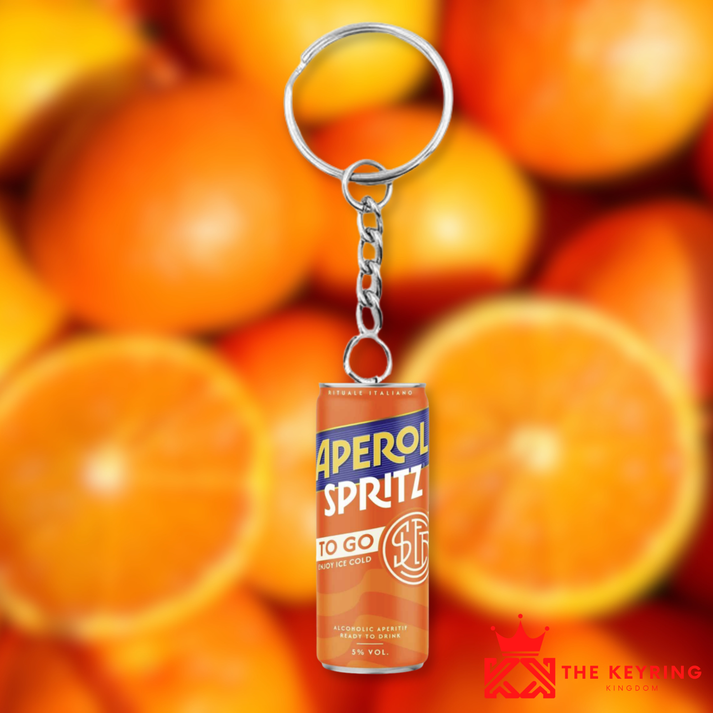 Aperol Spritz Can Keyring