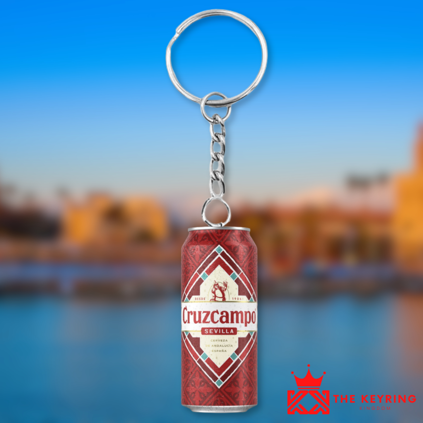 Cruzcampo Can Keyring