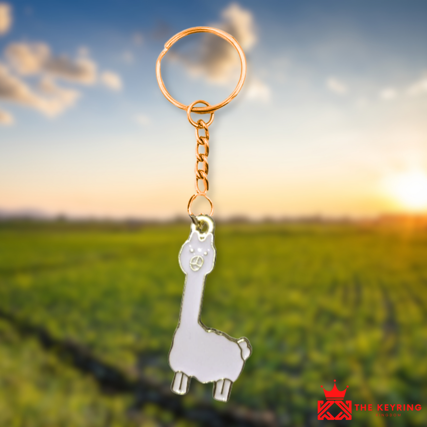 No Drama Llama Keyring