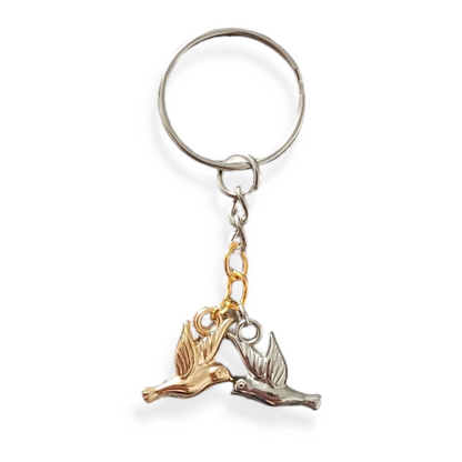 Flying Doves Keyring