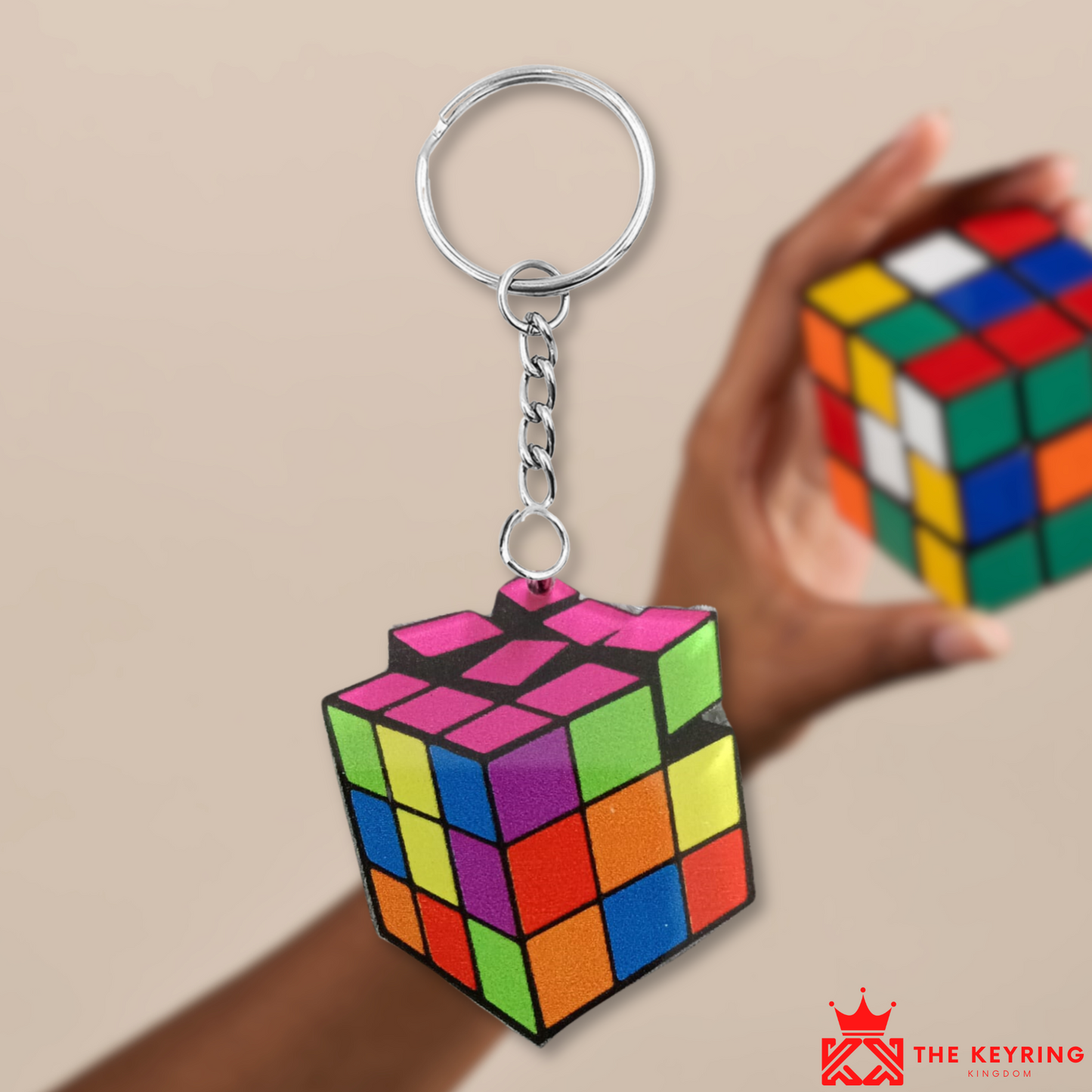 Rubix Cube Keyring
