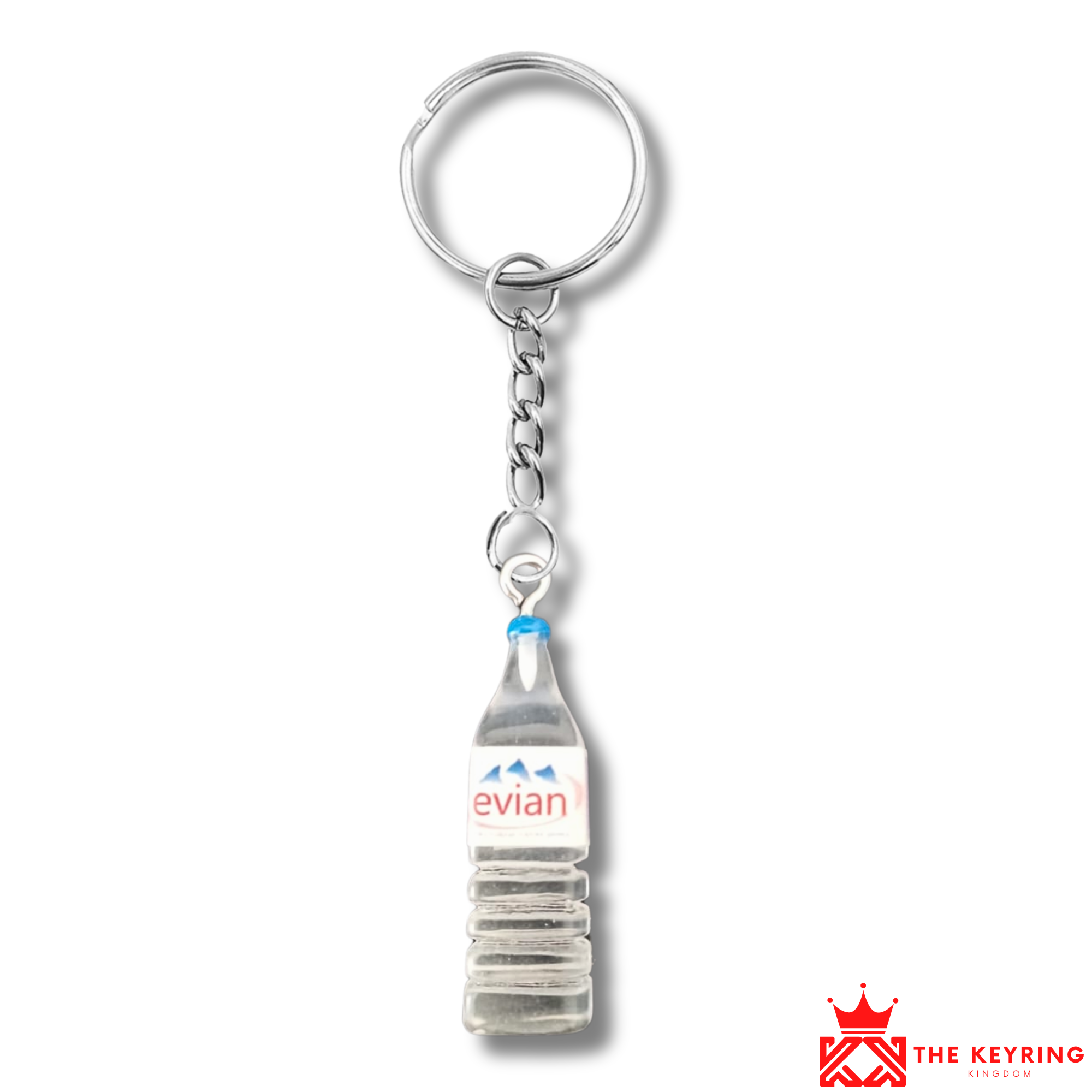 Evian Water Keyring- The Keyring Kingdom