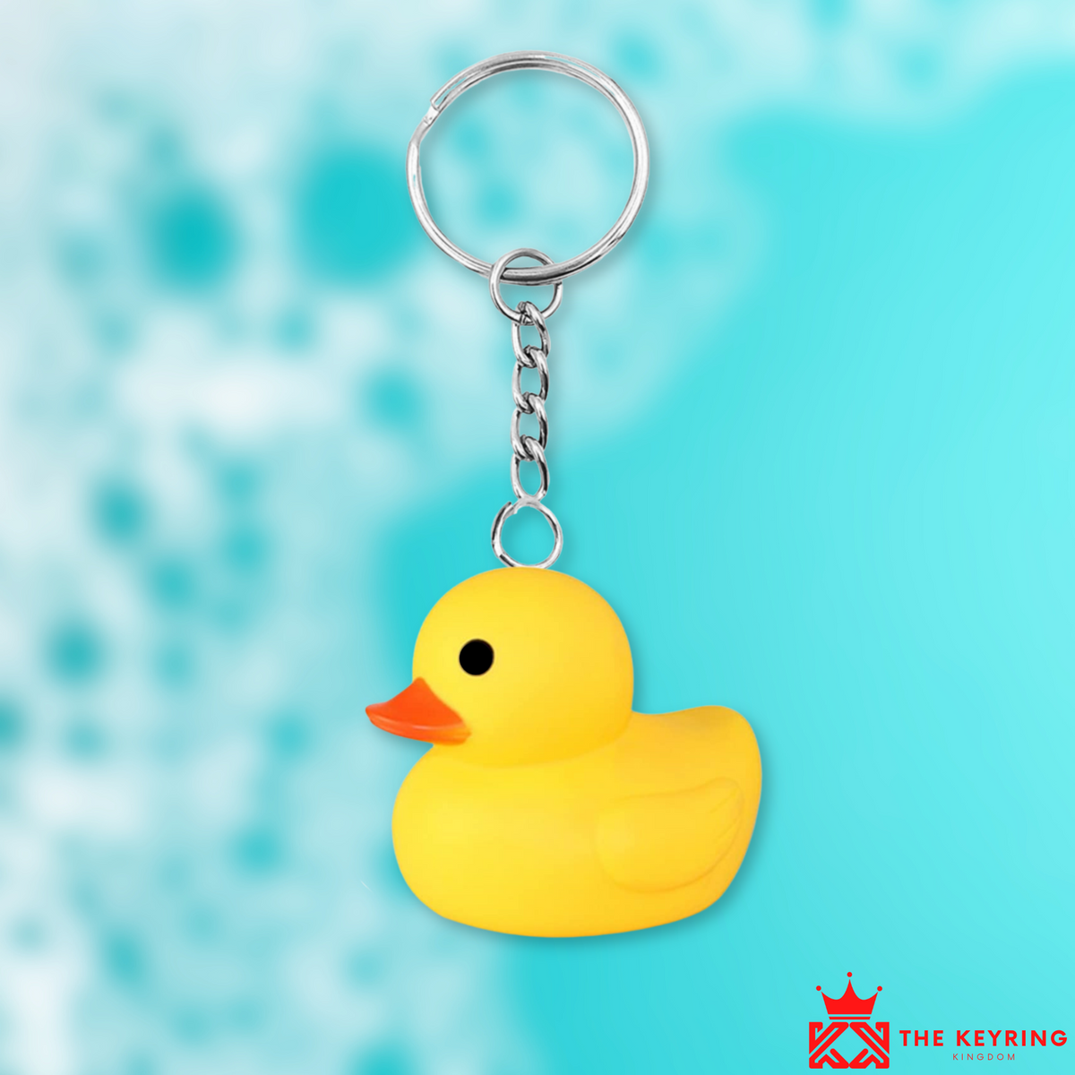 Rubbery Key Ring Rubber Ducky Keyring | The Keyring Kingdom