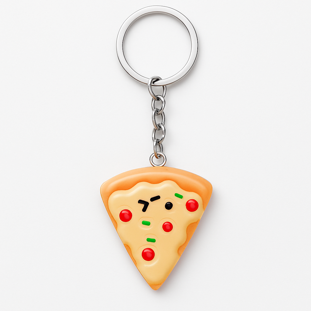 Pizza Keyring