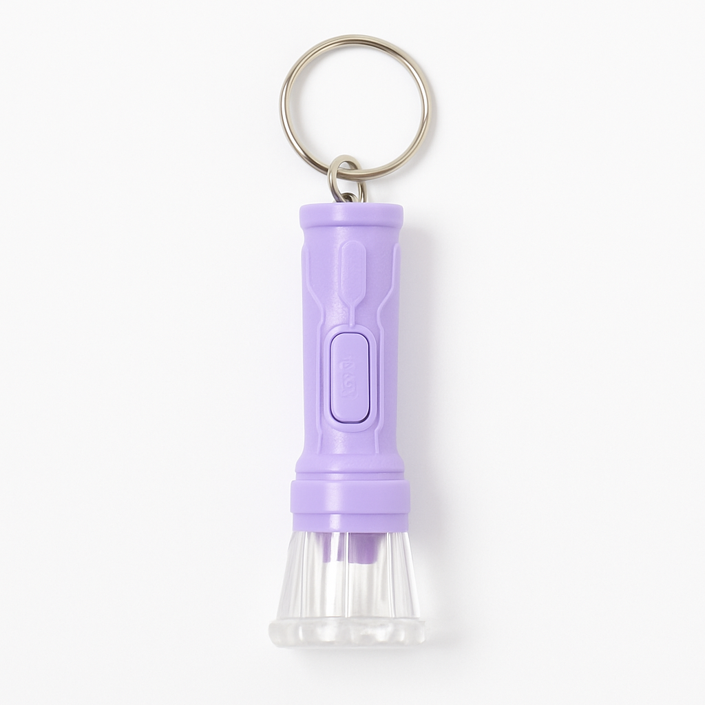 Purple Torch Keyring