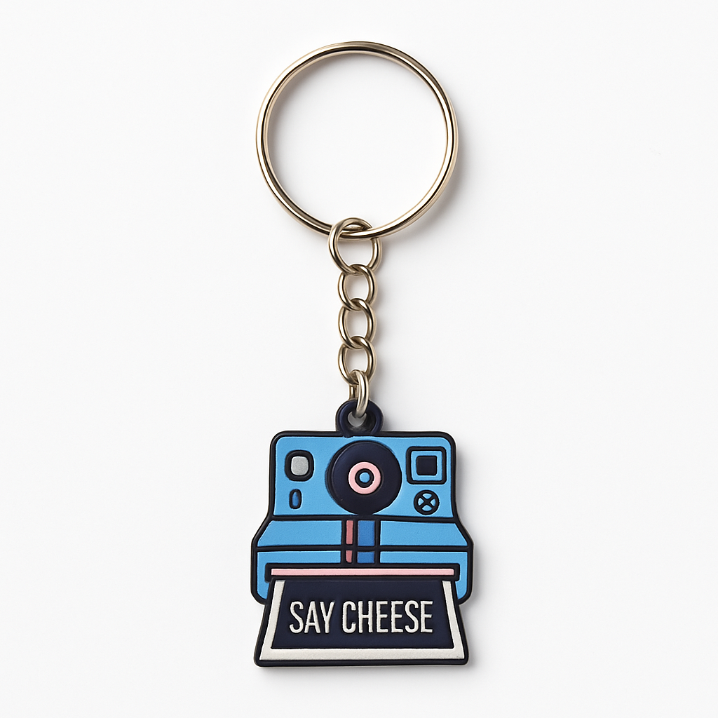 Retro Polaroid Keyring