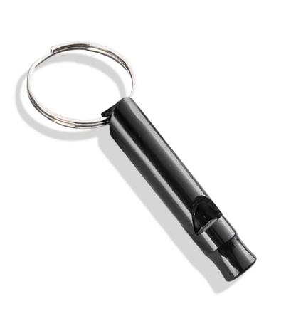 Black Whistle Keyring