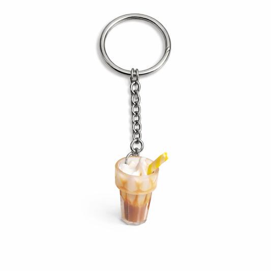 Caramel Frappe Keyring