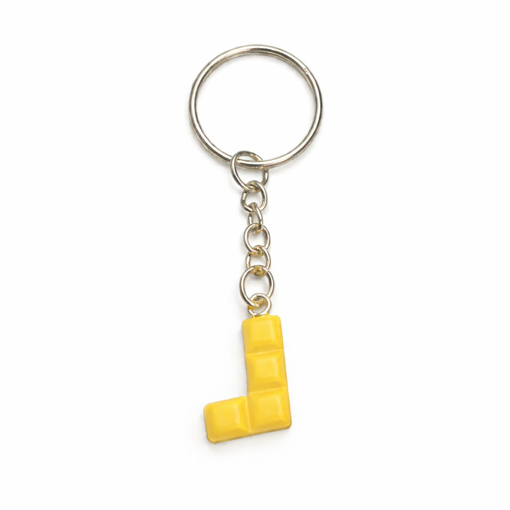 Tetris Keyring (Various Colours)