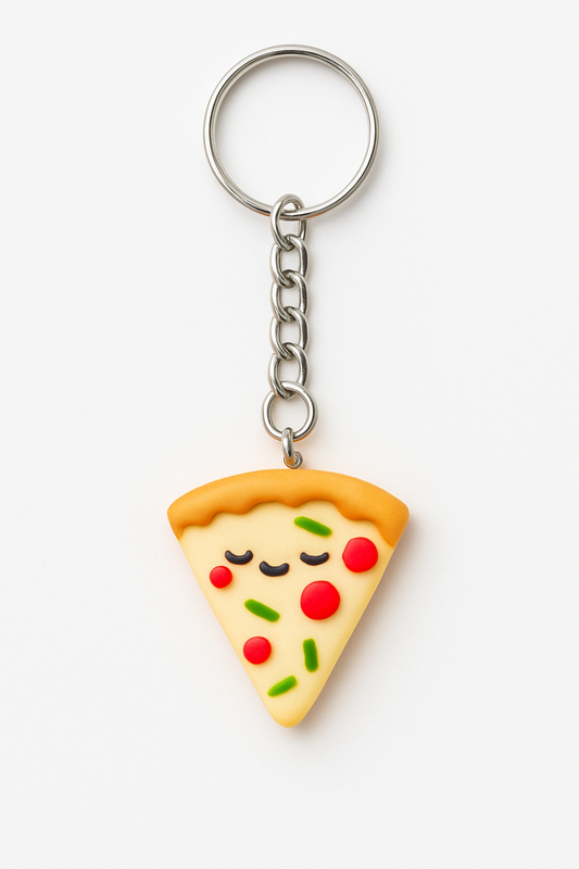 Pizza Keyring