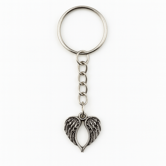 Angel Wings Keyring