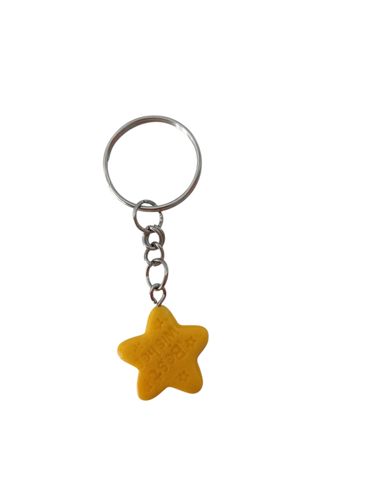 Best Wishes Pastry Keyring