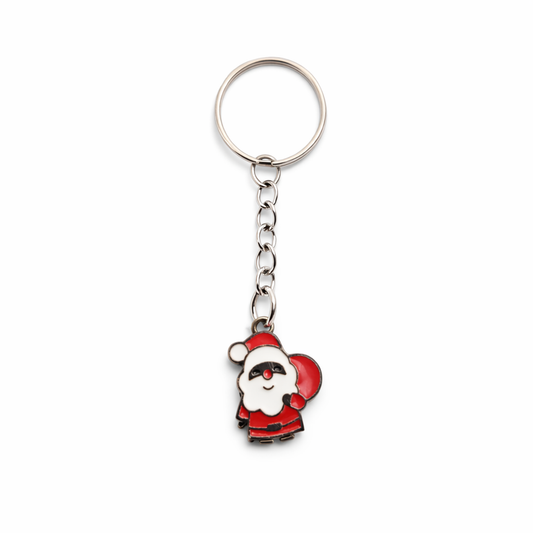 Happy Santa Keyring