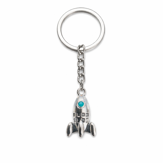 Rocket Ship Keyring