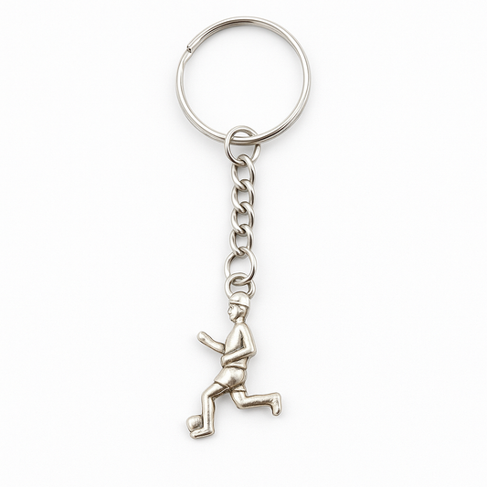 Footballer Keyring