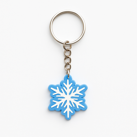 Snowflake Keyring