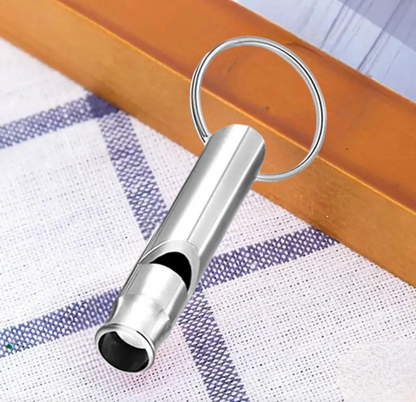 Silver Whistle Keyring