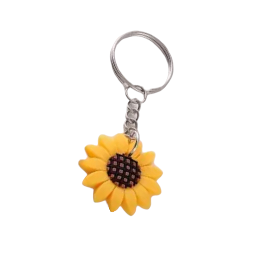 Sunflower Keyring