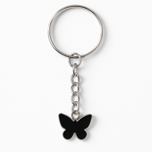 Midnight Butterfly Keyring