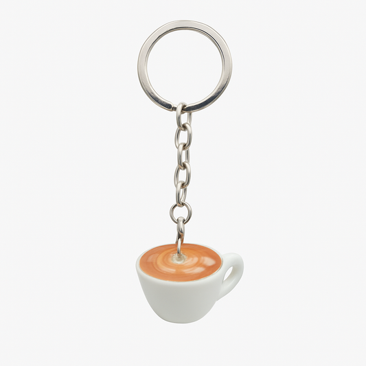 Cappuccino Keyring