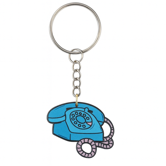 Retro Phone Keyring
