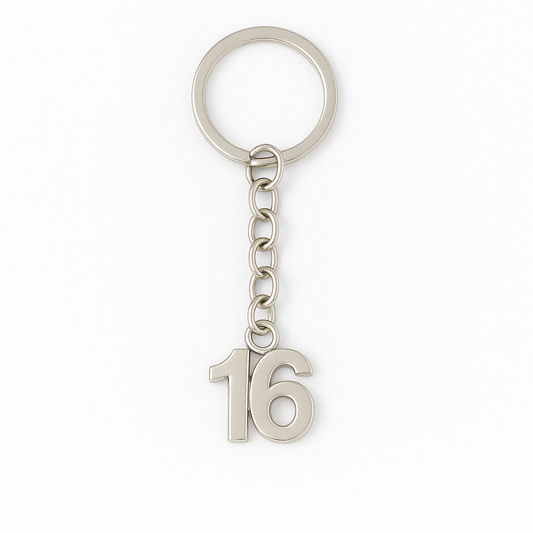 Aged 16 Keyring