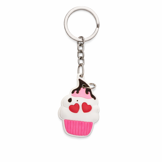 Cupcake Keyring