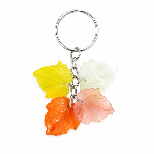 Leaves Keyring