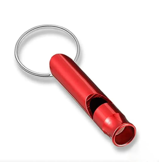 Red Whistle Keyring