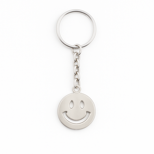 Happy Face Keyring