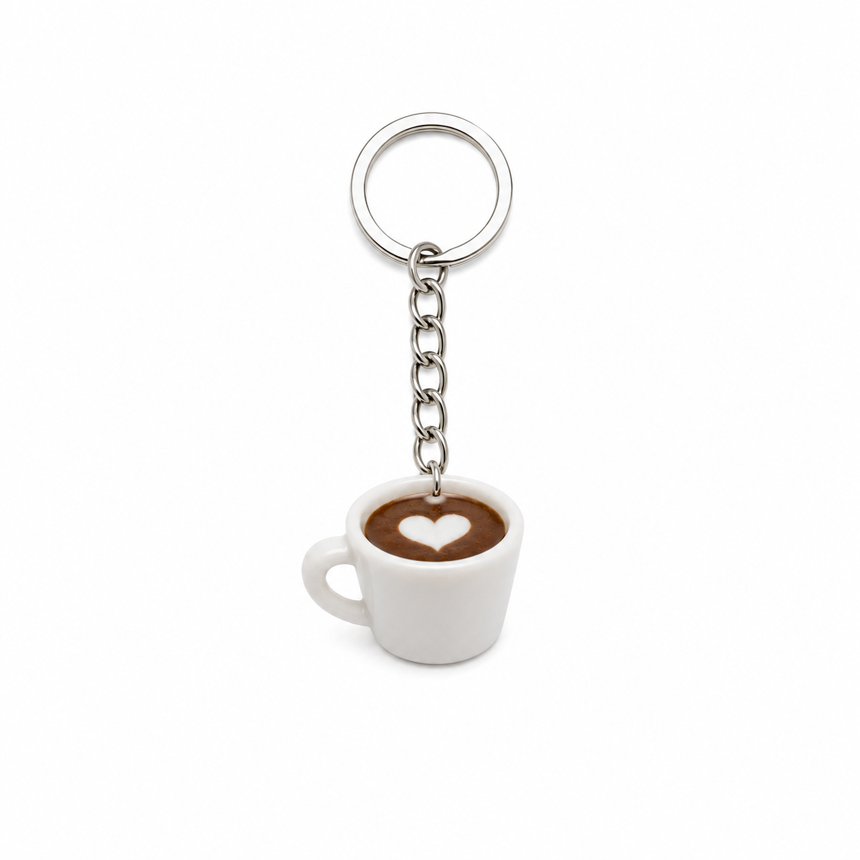 Cappuccino Keyring