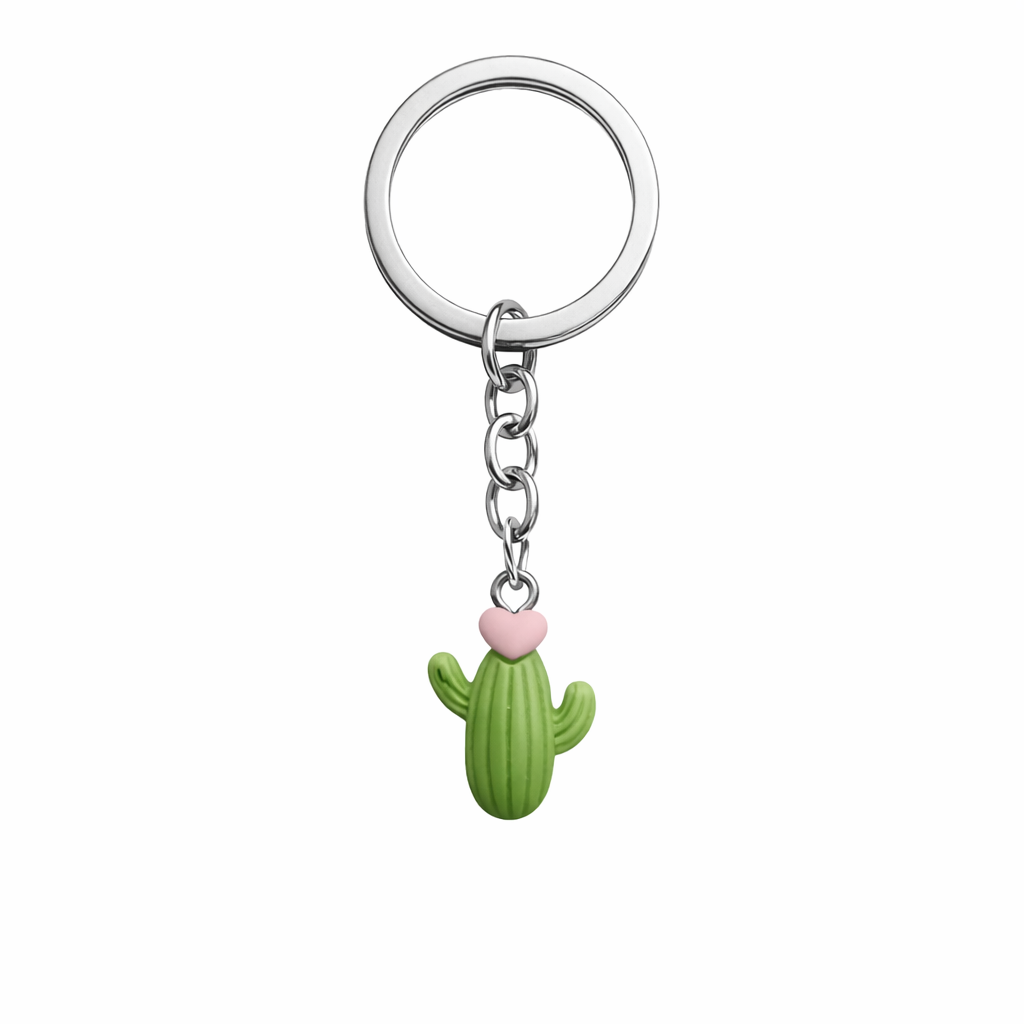 Spikey Cactus  Keyring