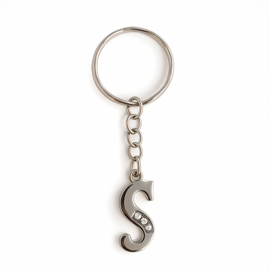 Letter S Keyring