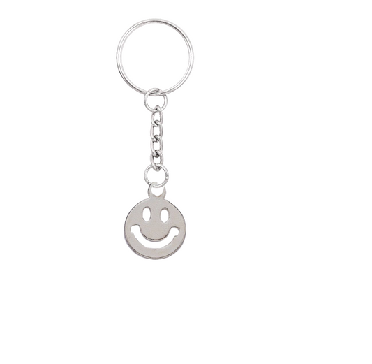 Happy Face Keyring
