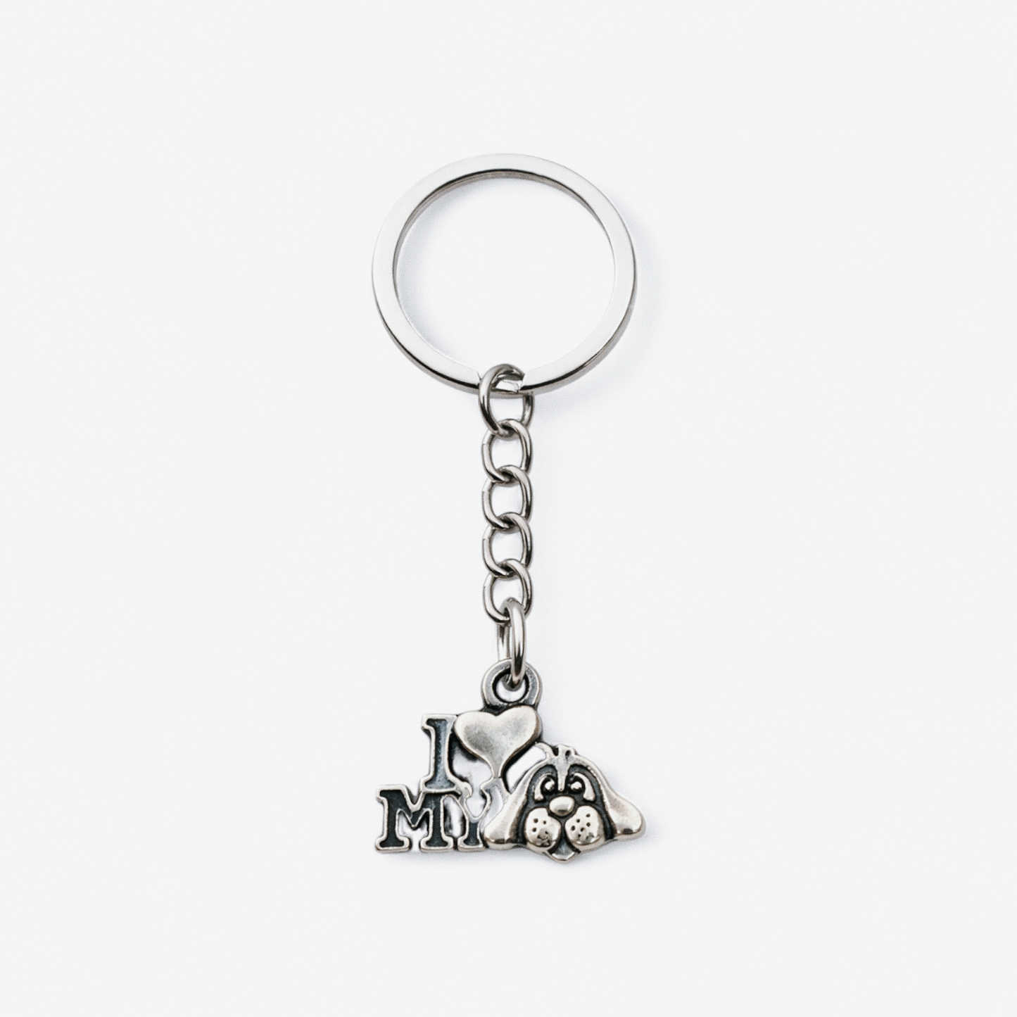 I Love Dog My Keyring