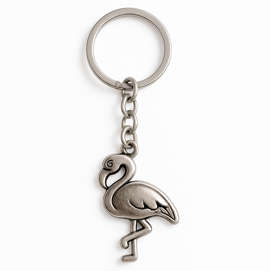 Flamingo Keyring