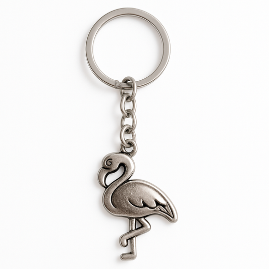 Flamingo Keyring