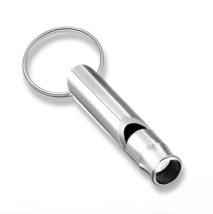 Silver Whistle Keyring