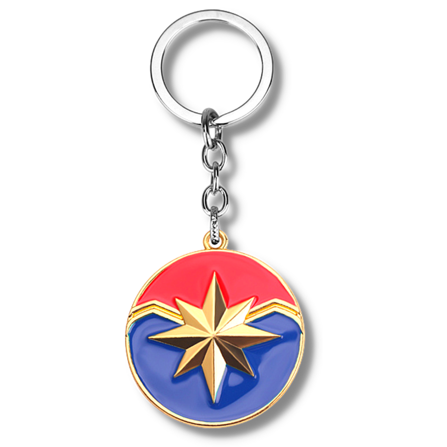Captain Marvel Symbol Keyring